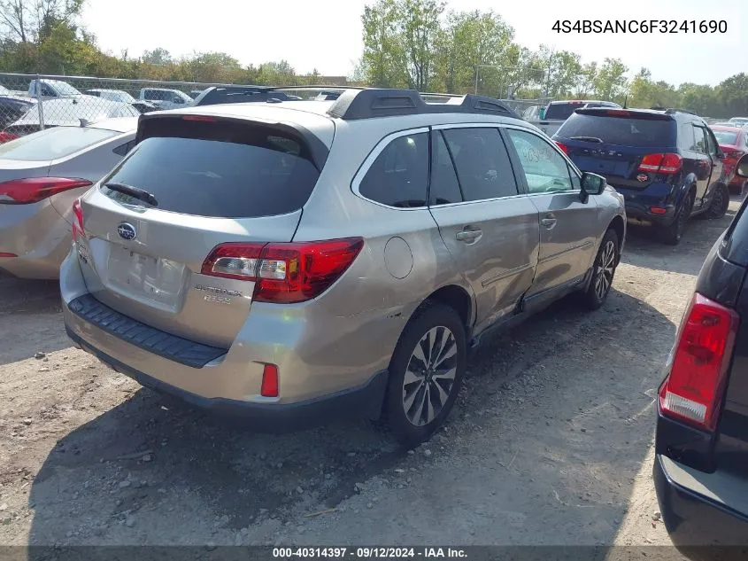 4S4BSANC6F3241690 2015 Subaru Outback 2.5I Limited