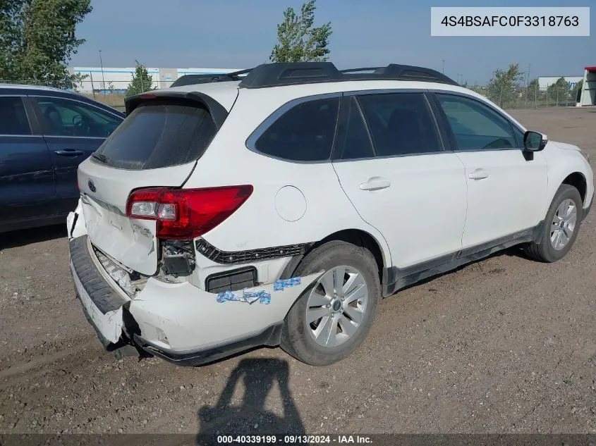 4S4BSAFC0F3318763 2015 Subaru Outback 2.5I Premium