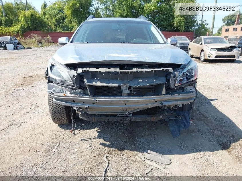 4S4BSBLC9F3345292 2015 Subaru Outback 2.5I Limited