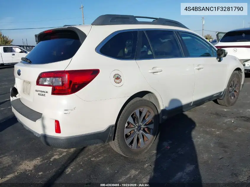 4S4BSANC1F3281790 2015 Subaru Outback 2.5I Limited