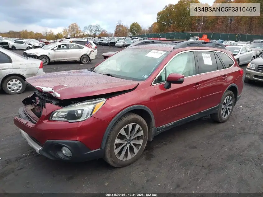 4S4BSANC5F3310465 2015 Subaru Outback 2.5I Limited