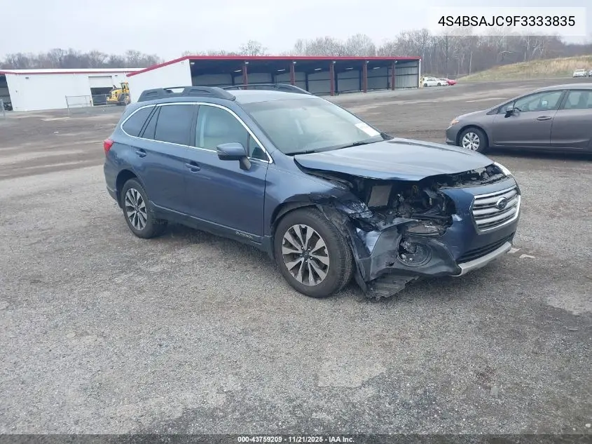 4S4BSAJC9F3333835 2015 Subaru Outback 2.5I Limited
