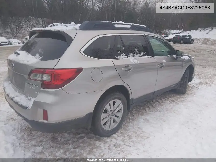 4S4BSACC0F3225083 2015 Subaru Outback 2.5I Premium
