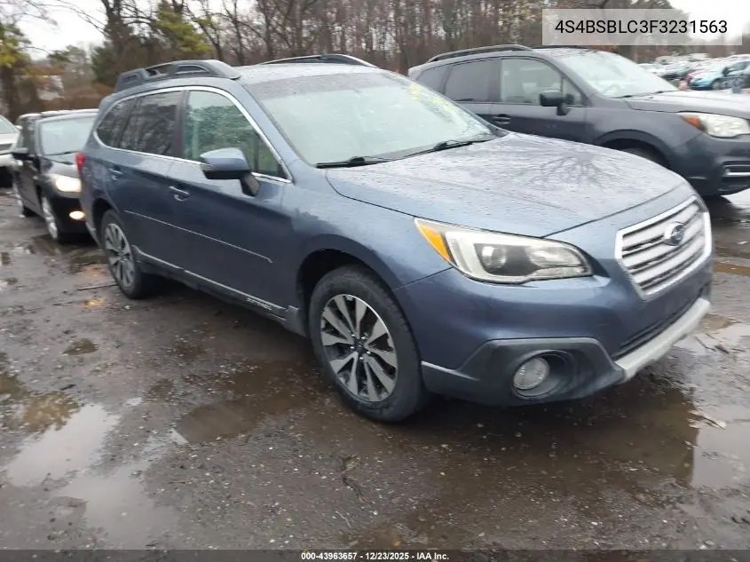 4S4BSBLC3F3231563 2015 Subaru Outback 2.5I Limited