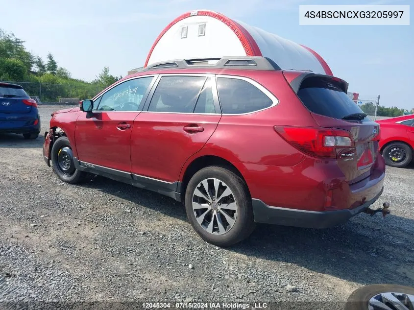 4S4BSCNCXG3205997 2016 Subaru Outback