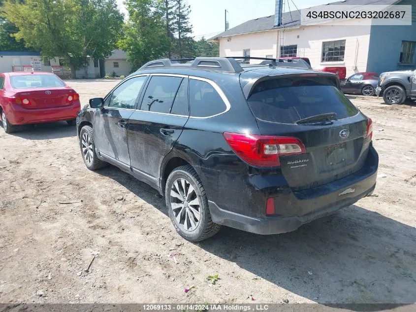 4S4BSCNC2G3202687 2016 Subaru Outback