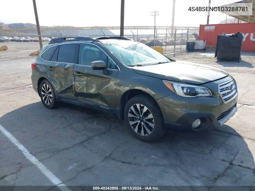 4S4BSENC1G3288781 2016 Subaru Outback 3.6R Limited