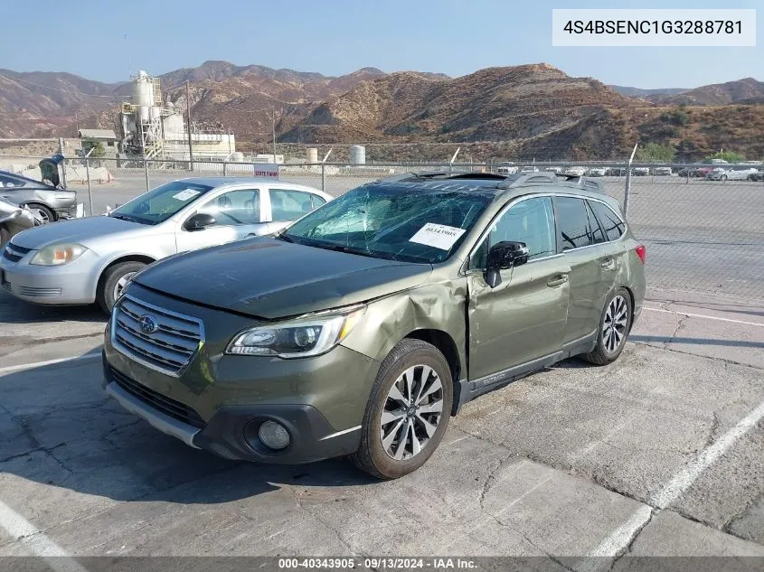 4S4BSENC1G3288781 2016 Subaru Outback 3.6R Limited