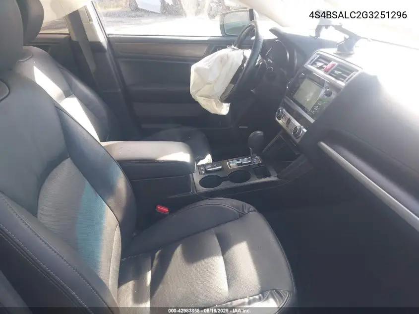 4S4BSALC2G3251296 2016 Subaru Outback 2.5I Limited