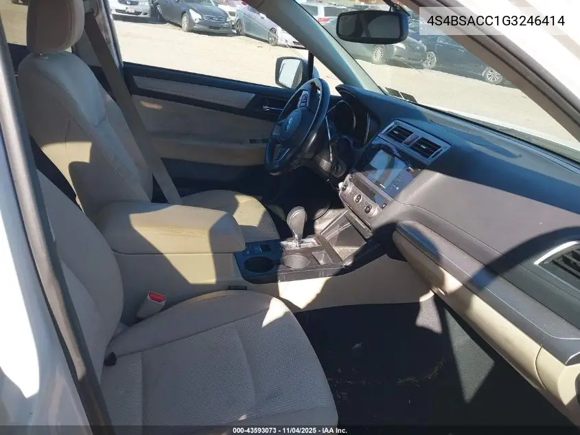 4S4BSACC1G3246414 2016 Subaru Outback 2.5I Premium