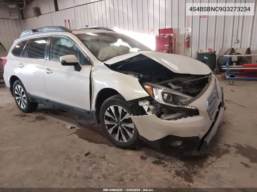 4S4BSBNC9G3273234 2016 Subaru Outback 2.5I Limited