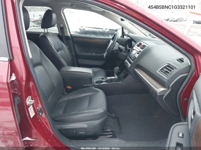 4S4BSBNC1G3321101 2016 Subaru Outback 2.5I Limited
