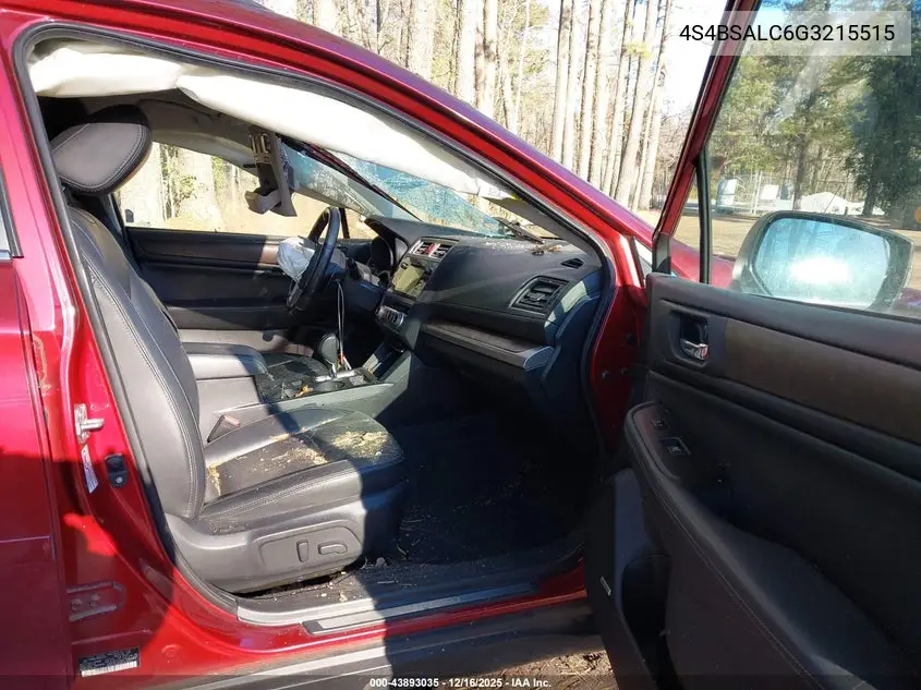 4S4BSALC6G3215515 2016 Subaru Outback 2.5I Limited