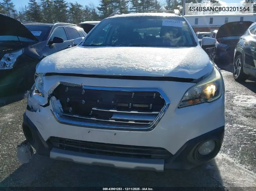 4S4BSANC8G3201564 2016 Subaru Outback 2.5I Limited