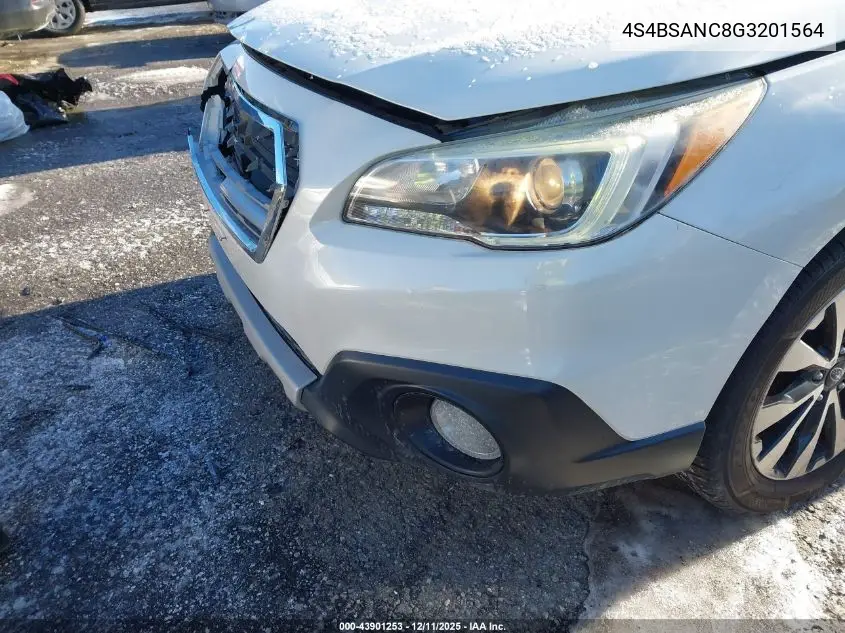 4S4BSANC8G3201564 2016 Subaru Outback 2.5I Limited