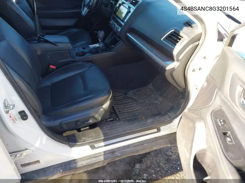 4S4BSANC8G3201564 2016 Subaru Outback 2.5I Limited
