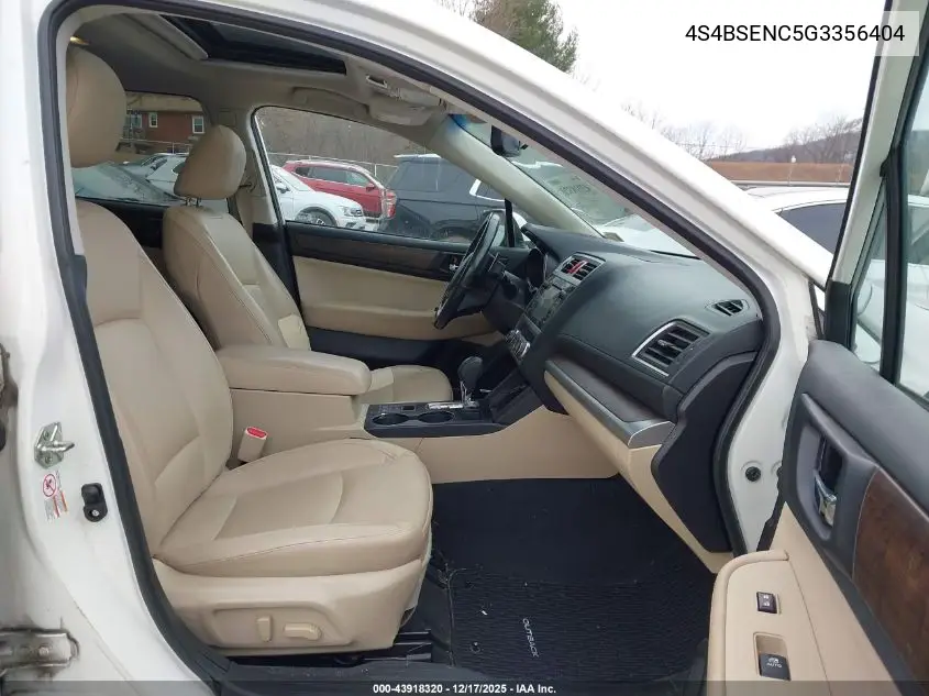 4S4BSENC5G3356404 2016 Subaru Outback 3.6R Limited
