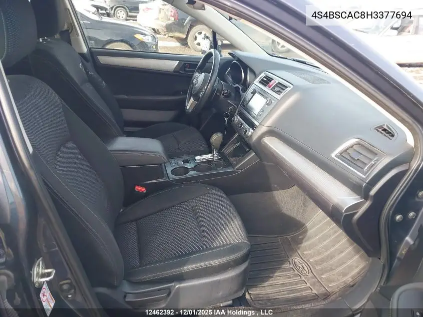 4S4BSCAC8H3377694 2017 Subaru Outback 2.5I