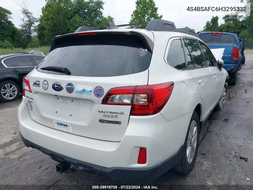 4S4BSAFC6H3295332 2017 Subaru Outback 2.5I Premium