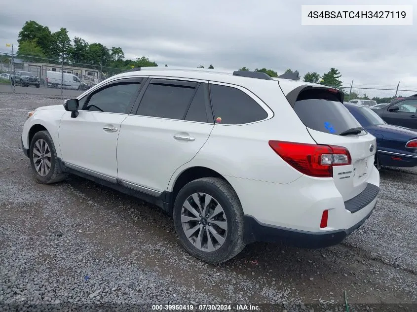 4S4BSATC4H3427119 2017 Subaru Outback 2.5I Touring