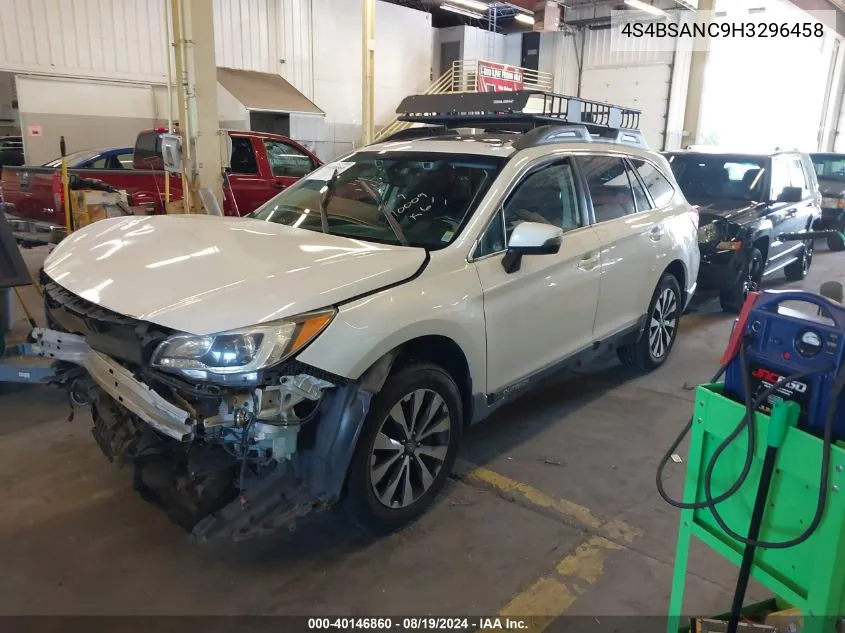 4S4BSANC9H3296458 2017 Subaru Outback 2.5I Limited