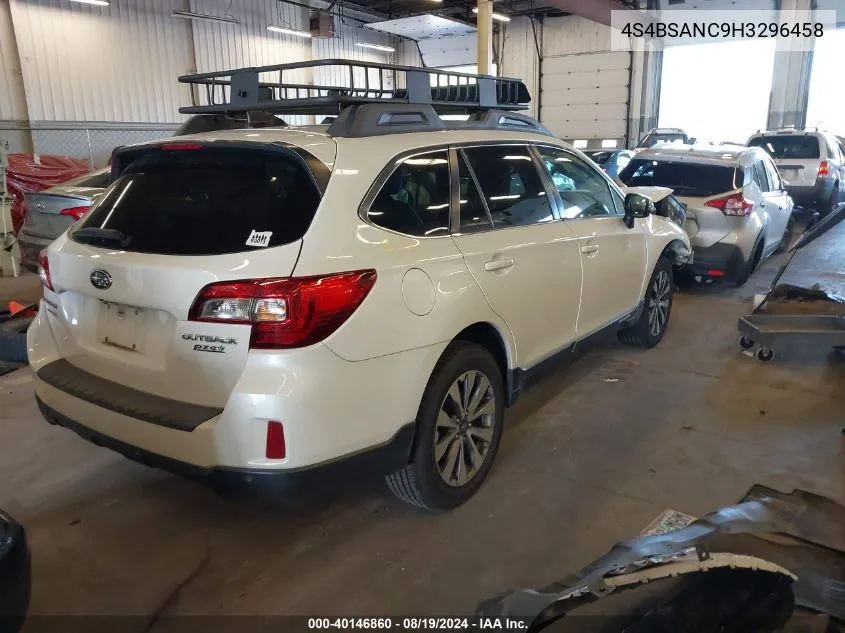 4S4BSANC9H3296458 2017 Subaru Outback 2.5I Limited