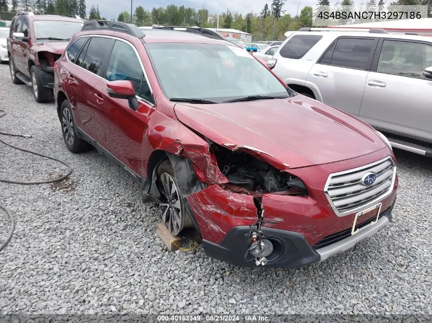 2017 Subaru Outback 2.5I Limited VIN: 4S4BSANC7H3297186 Lot: 40153349