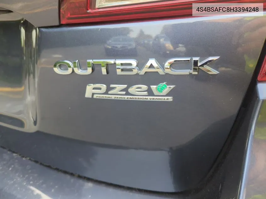 4S4BSAFC8H3394248 2017 Subaru Outback 2.5I Premium