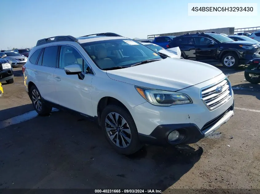 4S4BSENC6H3293430 2017 Subaru Outback 3.6R Limited