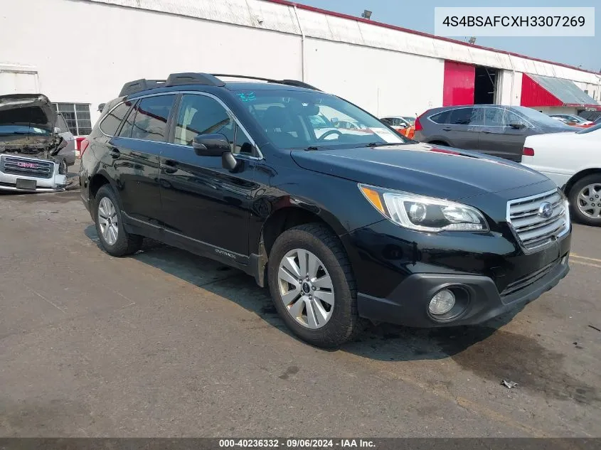 4S4BSAFCXH3307269 2017 Subaru Outback 2.5I Premium