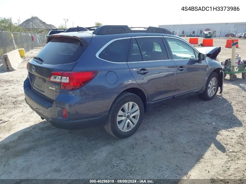 4S4BSADC1H3373986 2017 Subaru Outback 2.5I Premium