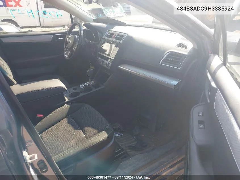 4S4BSADC9H3335924 2017 Subaru Outback 2.5I Premium