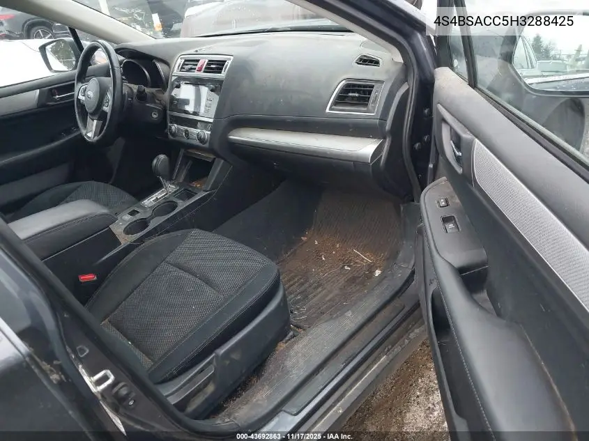 4S4BSACC5H3288425 2017 Subaru Outback 2.5I Premium