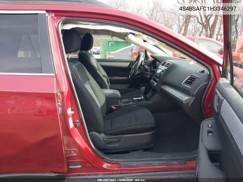4S4BSAFC1H3346297 2017 Subaru Outback 2.5I Premium