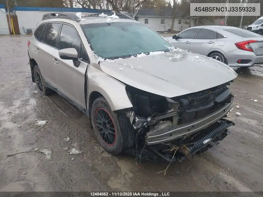 4S4BSFNC1J3359328 2018 Subaru Outback 3.6R Limited