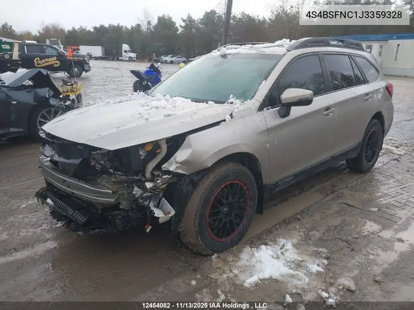 4S4BSFNC1J3359328 2018 Subaru Outback 3.6R Limited