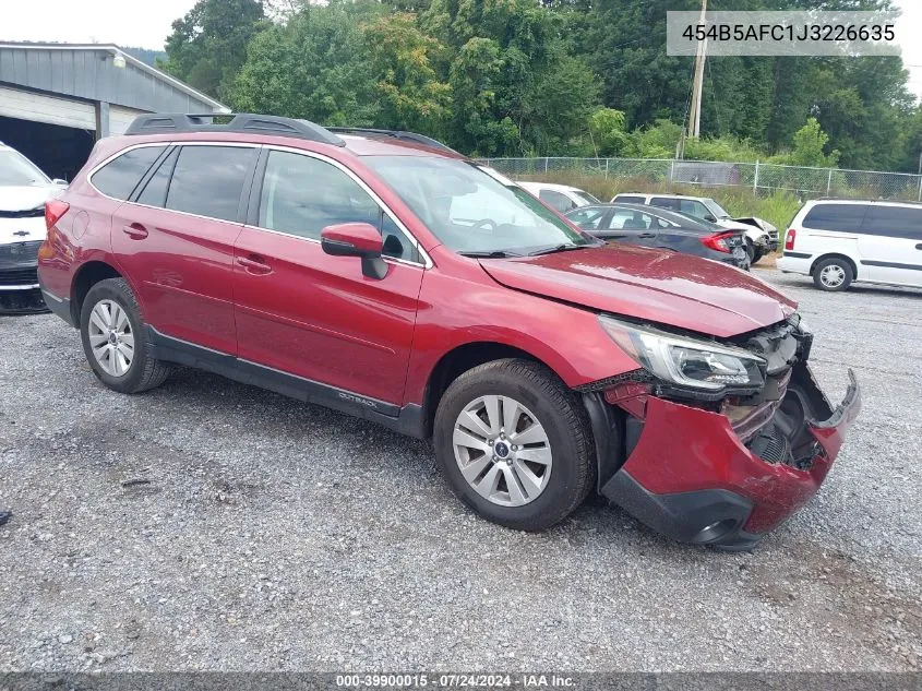 454B5AFC1J3226635 2018 Subaru Outback