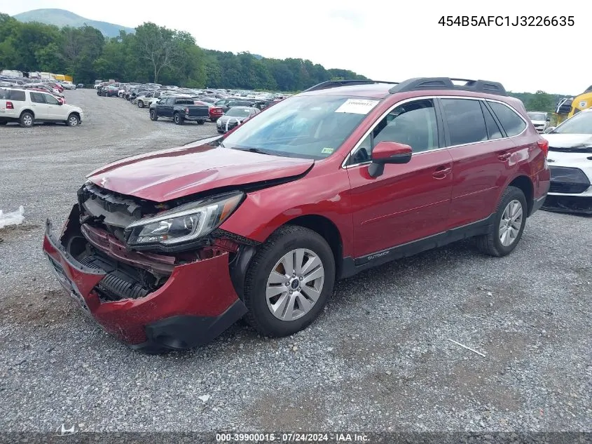 454B5AFC1J3226635 2018 Subaru Outback