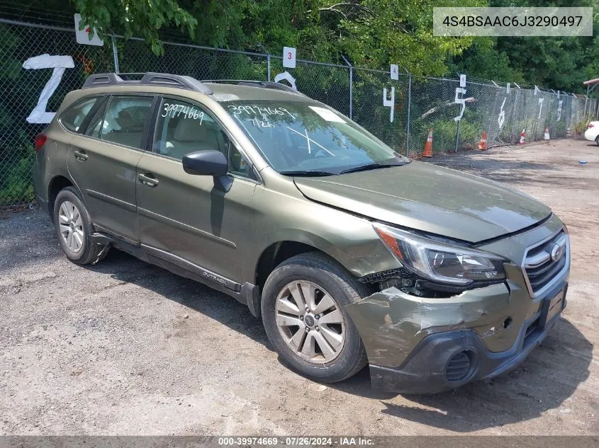 4S4BSAAC6J3290497 2018 Subaru Outback 2.5I