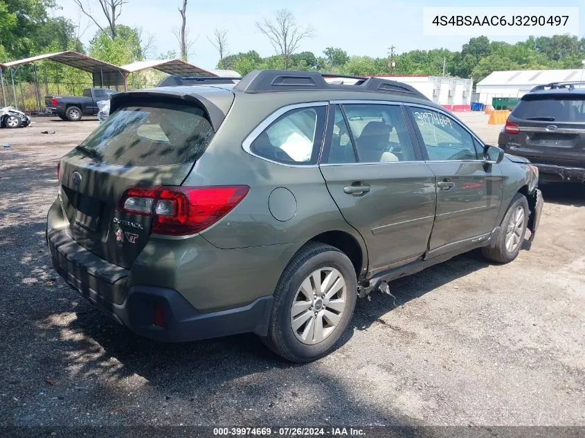 4S4BSAAC6J3290497 2018 Subaru Outback 2.5I