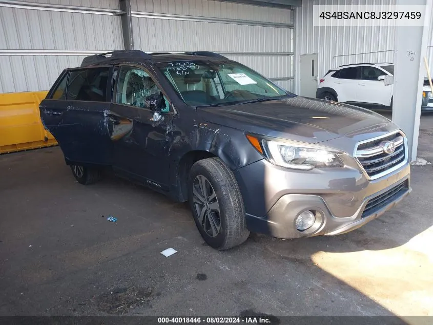 4S4BSANC8J3297459 2018 Subaru Outback 2.5I Limited