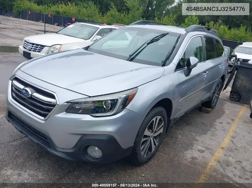 4S4BSANC3J3254776 2018 Subaru Outback 2.5I Limited