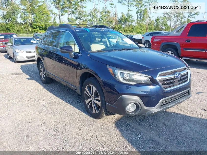 4S4BSANC3J3300641 2018 Subaru Outback 2.5I Limited