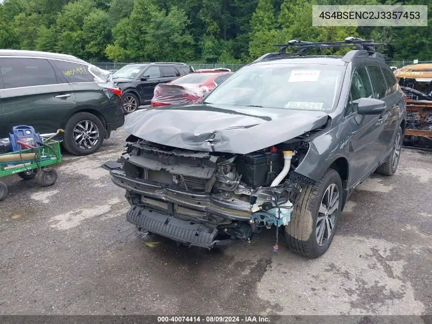 4S4BSENC2J3357453 2018 Subaru Outback 3.6R Limited