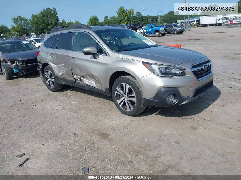 4S4BSANC9J3294876 2018 Subaru Outback 2.5I Limited