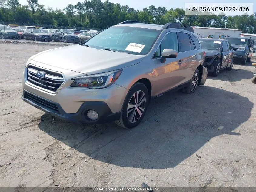 4S4BSANC9J3294876 2018 Subaru Outback 2.5I Limited