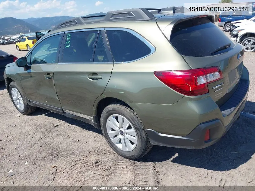 4S4BSACC8J3293544 2018 Subaru Outback 2.5I Premium