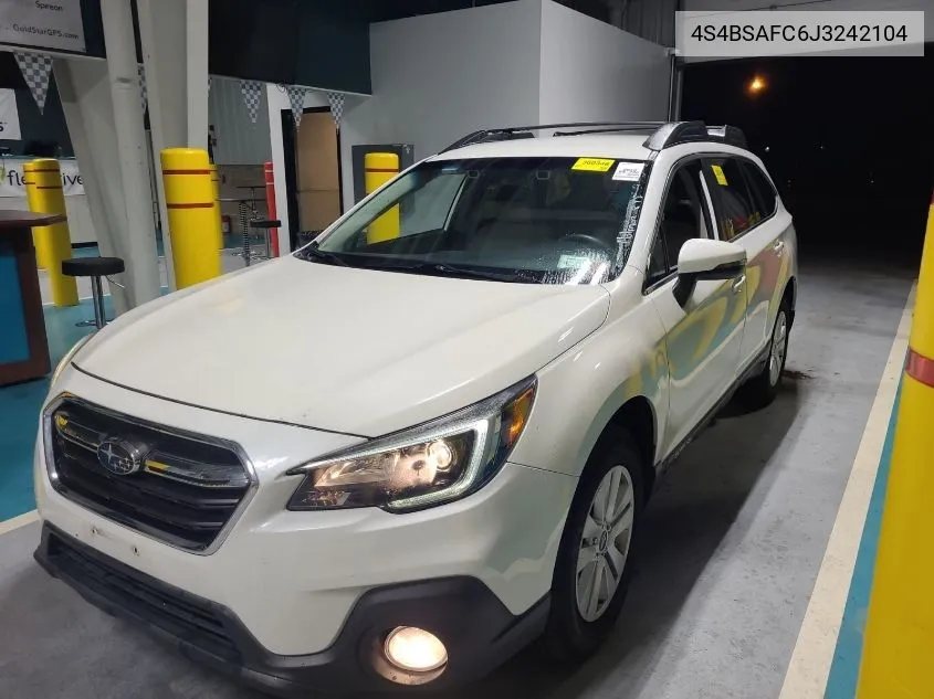 4S4BSAFC6J3242104 2018 Subaru Outback 2.5I Premium