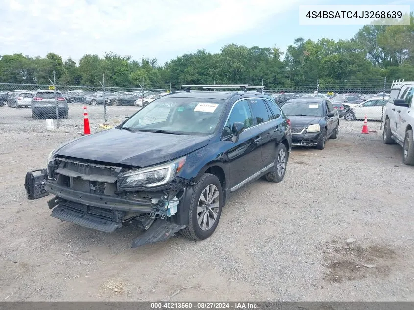 2018 Subaru Outback 2.5I Touring VIN: 4S4BSATC4J3268639 Lot: 40213560