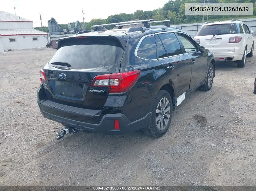 2018 Subaru Outback 2.5I Touring VIN: 4S4BSATC4J3268639 Lot: 40213560